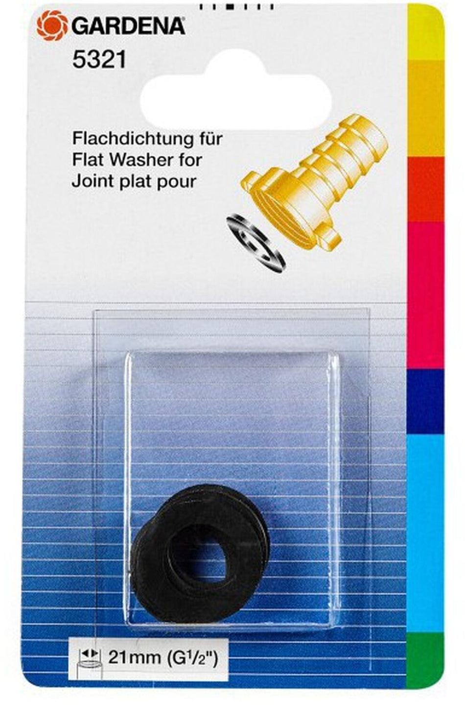 GARDENA Flachdichtungen für Schlauchverschraubung 05321-20