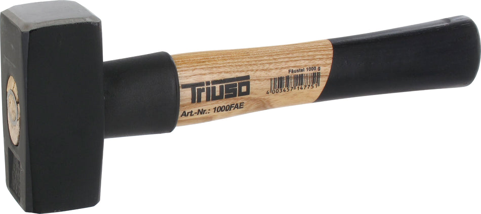 TRIUSO Fäustel 1250 g, mit Holzstiel
