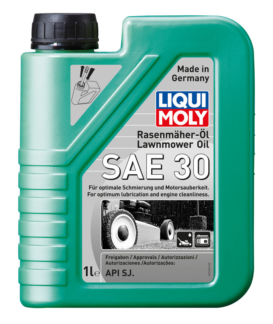 LIQUI MOLY Rasenmäher-Öl SAE 30, 1,0L, für 4-Takt Motoren