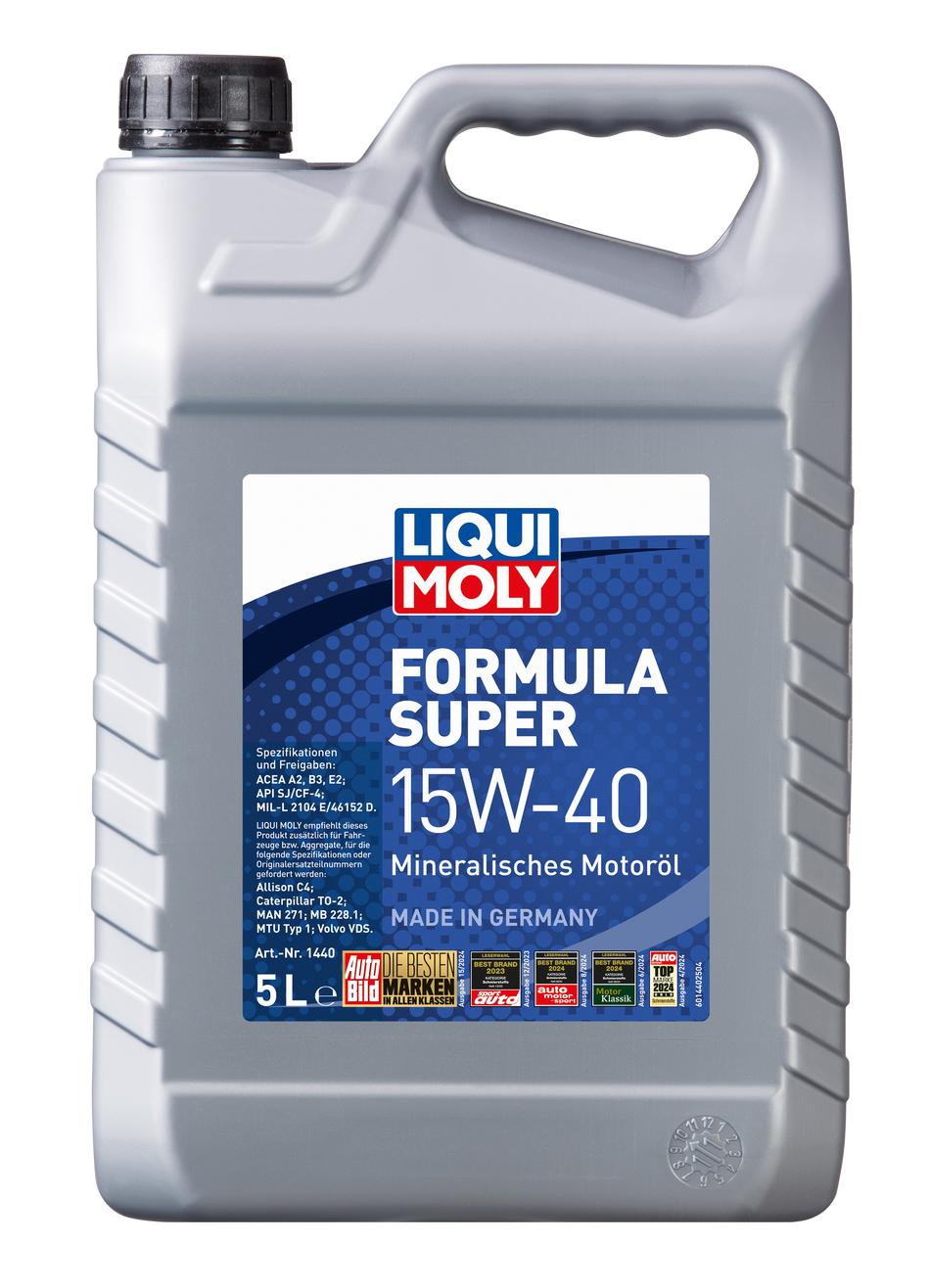 LIQUI MOLY Formula Super 15W-40, Motorenöl, 5,0 L Kanister