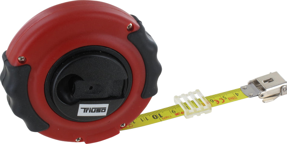 TRIUSO Kapselbandmaß 30m, Stahl, Premium