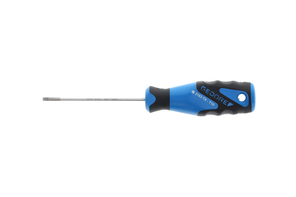 GEDORE 3K-Schraubendreher TORX T10, 3-Komponenten-Griff, Molybdän-Vanadium-Stahl