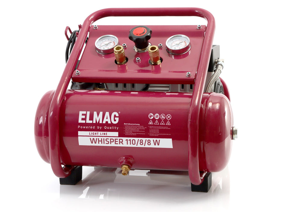 ELMAG Flüsterkompressor WHISPER 110/8/8 W