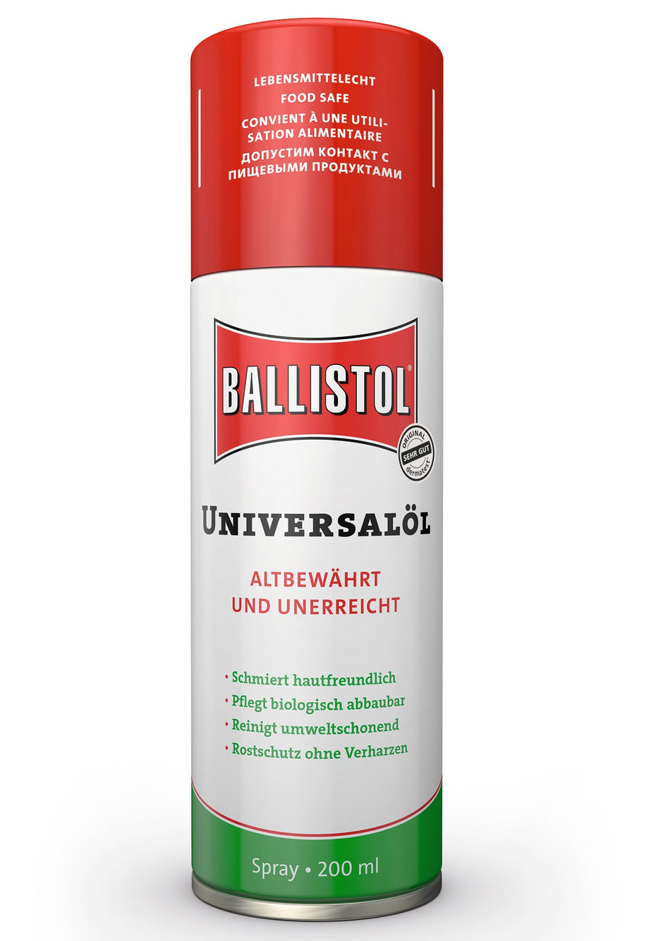 BALLISTOL Universalöl Spray, 200 ml, für Metall, Holz, Leder & Kunststoff