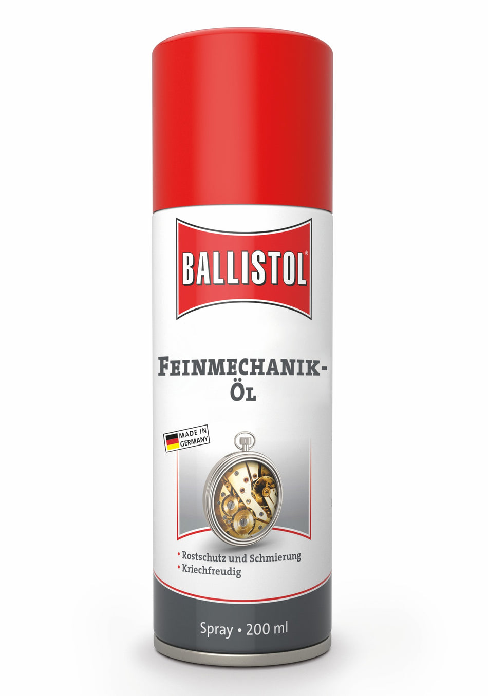 BALLISTOL Feinmechanik-Öl Spray, 200 ml, Korrosionsschutz, für empfindliche Teile