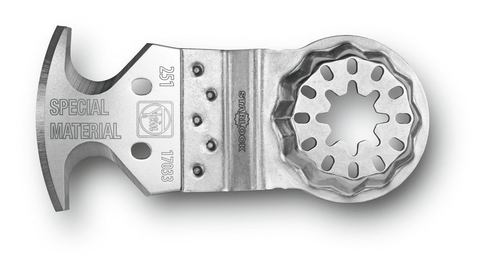 FEIN Multimesser, zum Schneiden von Teppich, PVC-Boden, Karton, Bitumenschindeln und Dachpappe, mit drei Schneidflächen