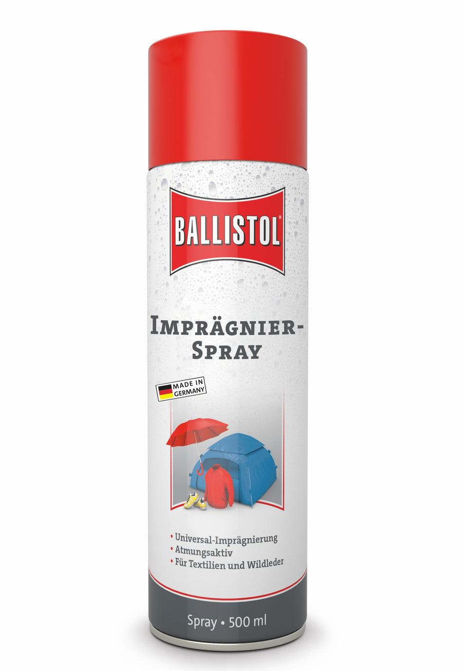 BALLISTOL Imprägnier-Spray, 500 ml, schützt Textilien und Leder, für Outdoor und Möbel