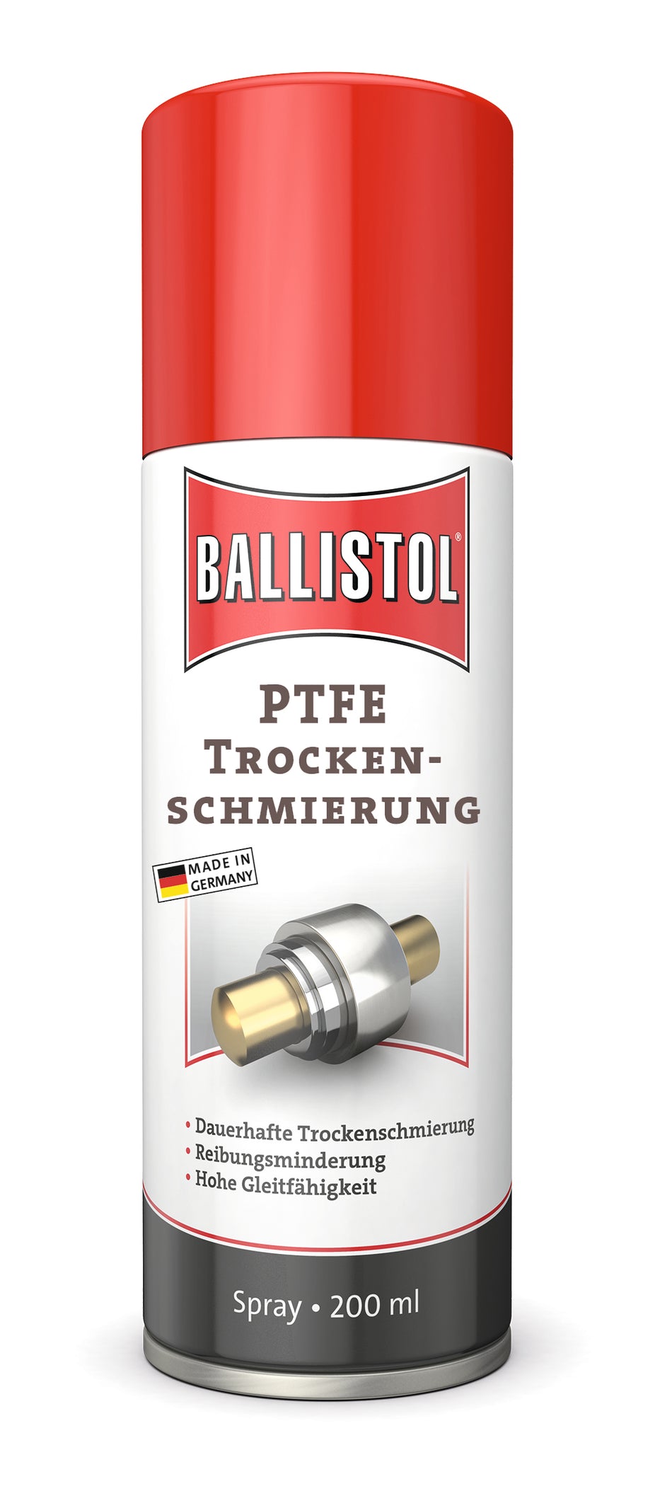 BALLISTOL PTFE Trockenschmierung Spray, 200 ml, reduziert Reibung, für saubere Schmierung
