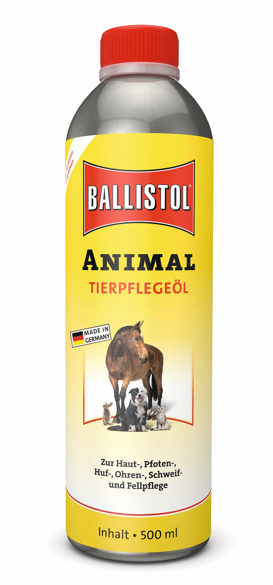 BALLISTOL Animal Tierpflegeöl, 500 ml, unterstützt Hautregeneration, für tägliche Pflege