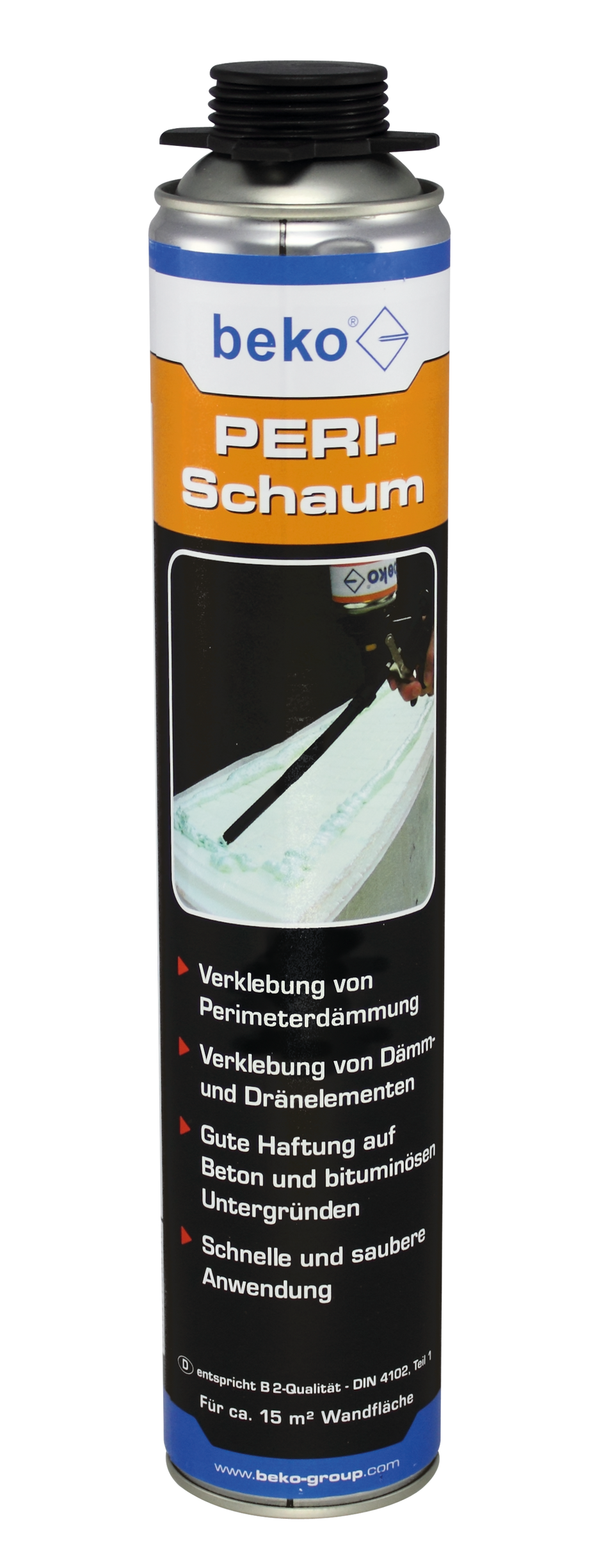BEKO PERI-Schaum 750 ml für NBS-Pistole, DIN 4102 B2, ca. 42 Liter Ausbeute