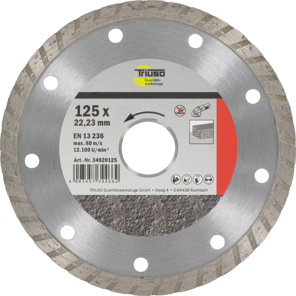 TRIUSO Turbo Diamanttrennscheibe 125