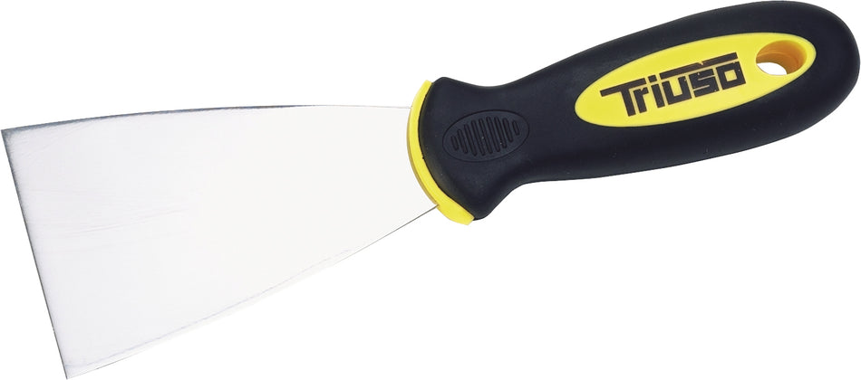 TRIUSO Edelstahlspachtel 38mm mit Softgriff