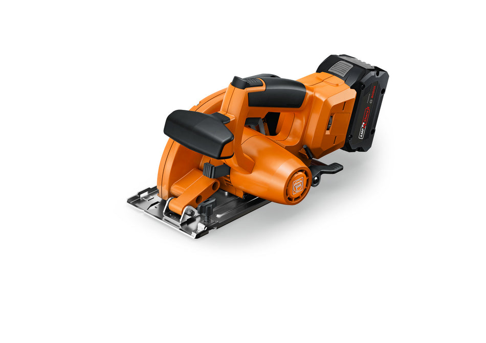 FEIN Akku-Handkreissäge AHKS 18-57 AS, LED, für Metalle, inkl. Sägeblatt & Späneauffang