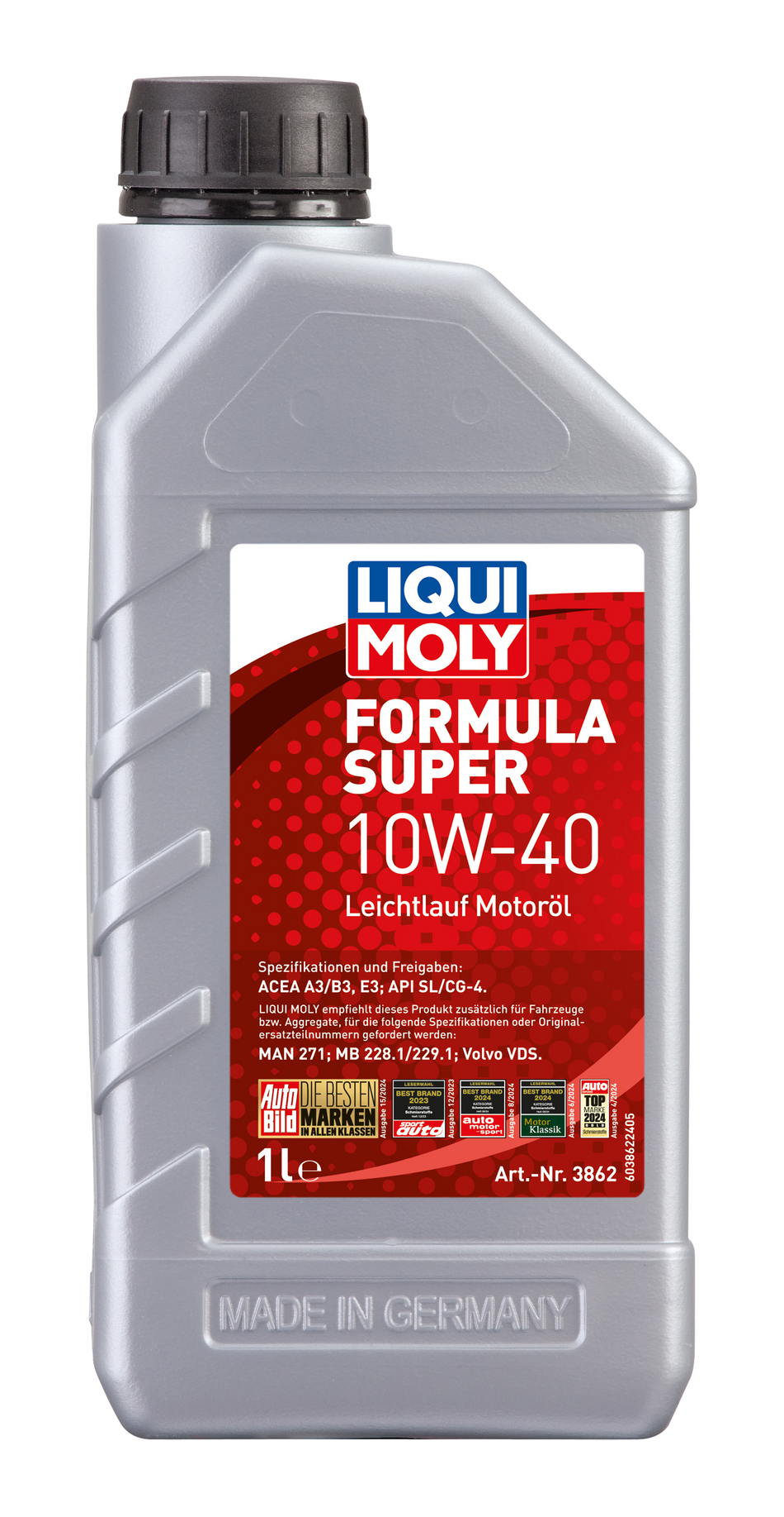 Liqui Moly Formula Super 10W-40 1L, Leichtlauf Motorenöl