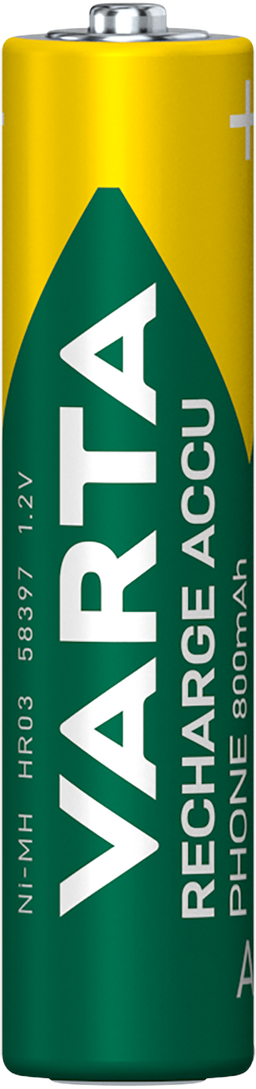 VARTA RECHARGE ACCU Phone AAA 800mAh Blister 2