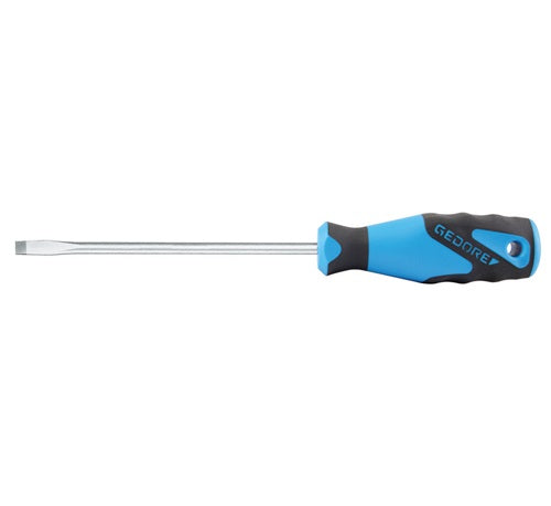 GEDORE 3K-Schraubendreher Schlitz 4,5 mm, DIN ISO 2380-2, Power-Grip³ Handle, Molybdän-Vanadium-Stahl