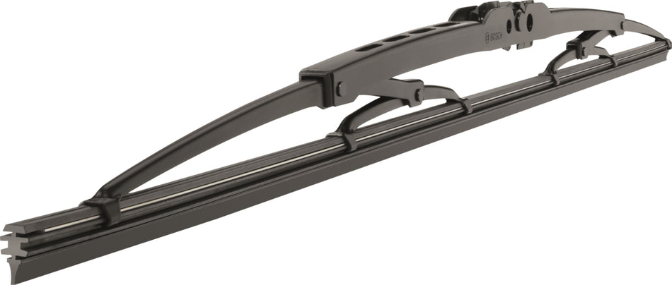 Bosch Wischblatt Eco 340UE, Metallbügel-System, Naturwischgummi mit Grafit, Universaladapter