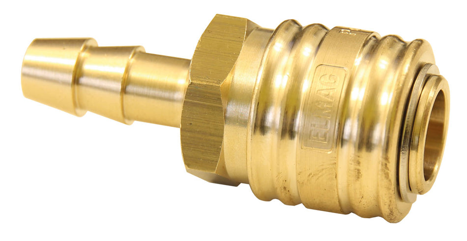 ELMAG Kupplung mit Schlauchtülle 13 mm, Messing