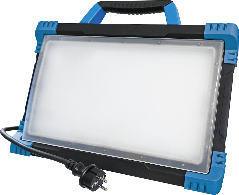 AS SCHWABE LED Arbeitsleuchte 80W "Optili", stoßfest, 3m Gummischlauchleitung, Standbügel