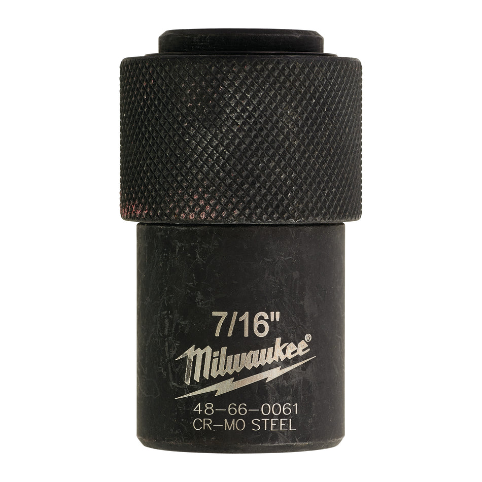 MILWAUKEE Schnellwechseladapter, 1/2" Außenvierkant, 7/16" Innensechskant