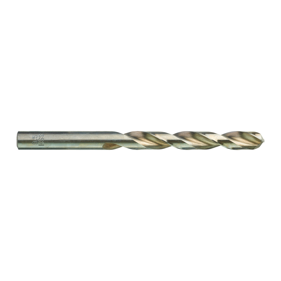 MILWAUKEE Metallbohrer HSS-G THUNDERWEB, TW 9.5 x 125 - 1 pc, 135° Spitze, ABS Kassette mit Softgrip