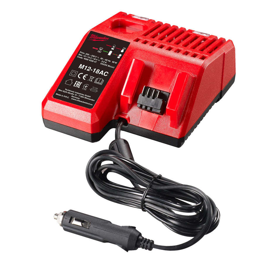 MILWAUKEE Auto-Ladegerät M12™-M18™ AC