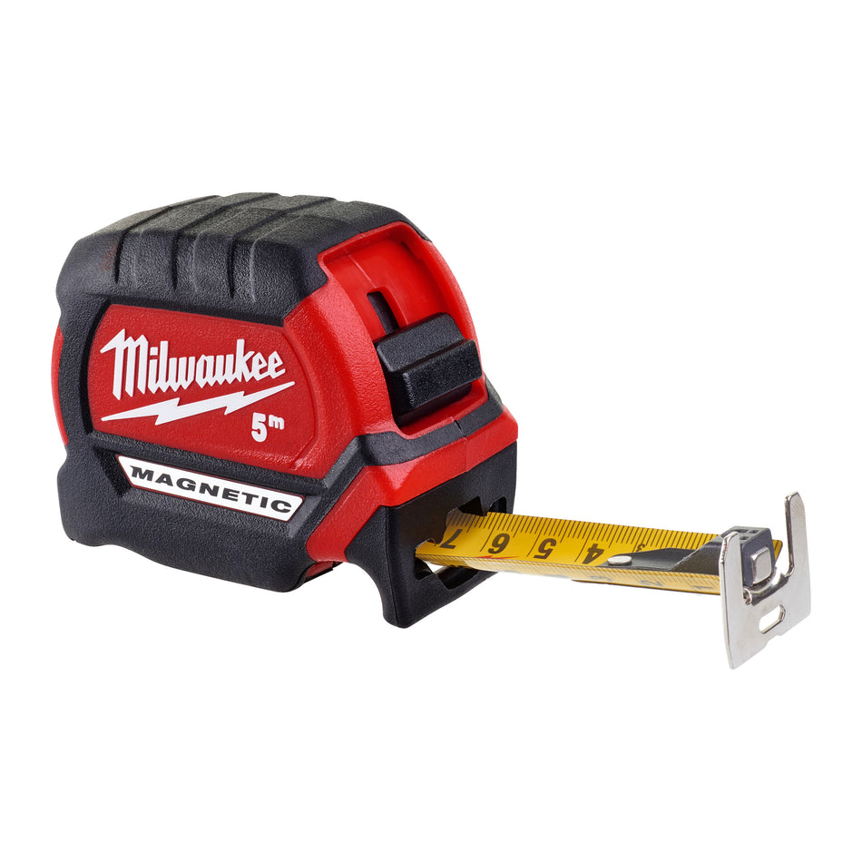 Milwaukee Premium-Bandmaß 5 m magnetisch
