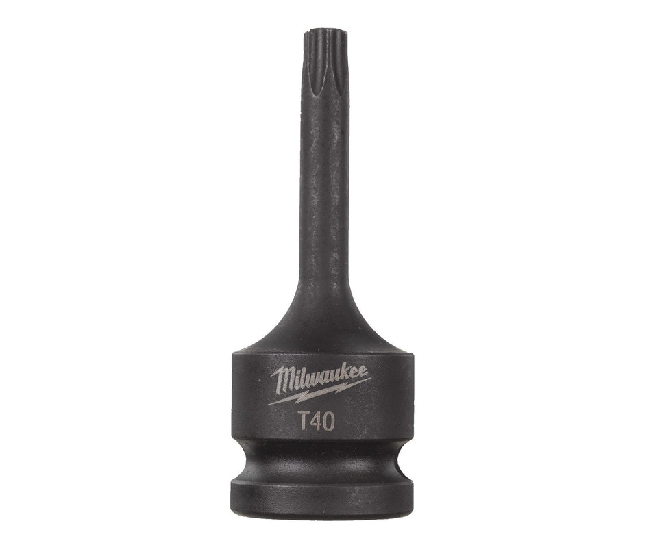 MILWAUKEE SHOCKWAVE Kraft-Biteinsatz Torx 1/2 Zoll 40 x 67 mm