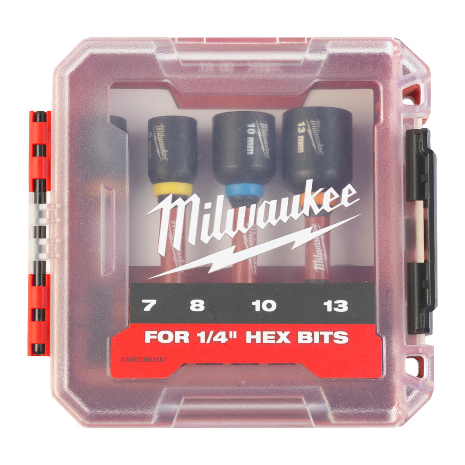 MILWAUKEE SHOCKWAVE™ Steckschlüssel Set (4-teilig)