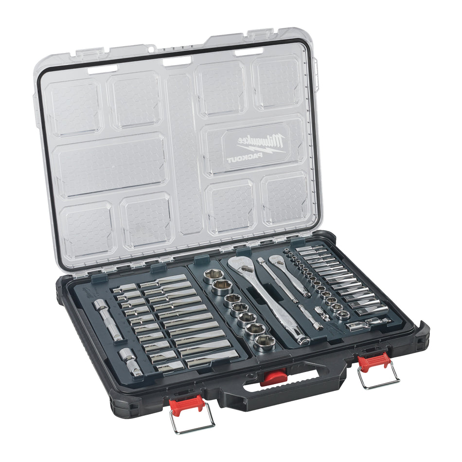 Milwaukee 38 pc 1/4" Ratchet & Driver & Socket Set Metric Ratschen- und Steckschlüsseleinsatz-Set