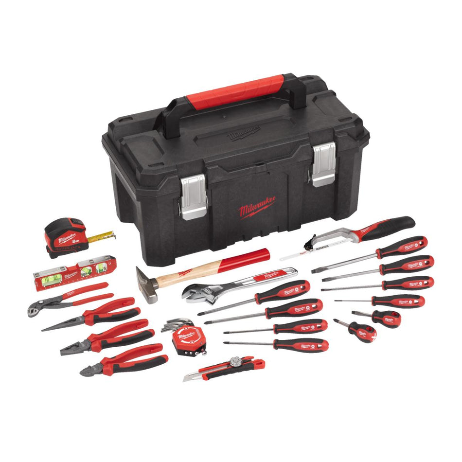 Milwaukee Hand Tools Starter Set - 30 pc, Handwerkzeuge Starter Set