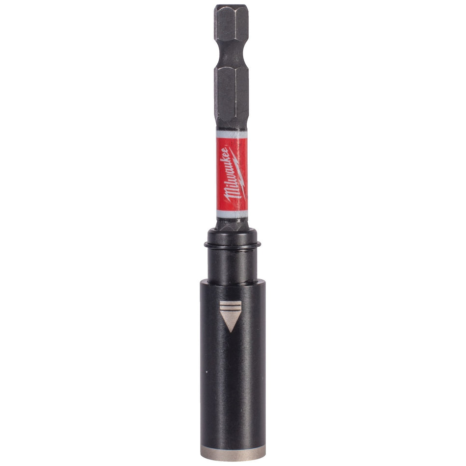MILWAUKEE Magnetbithalter SHOCKWAVE 1/4" Hex 75 mm mit Einschraubtiefenbegrenzung