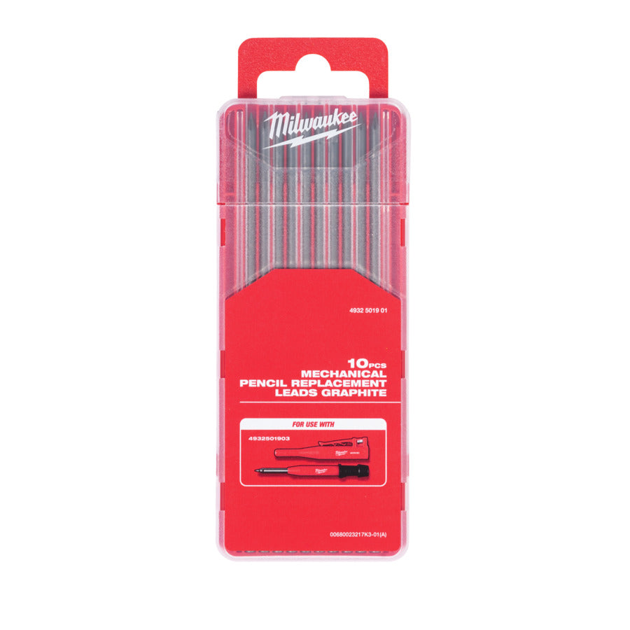 MILWAUKEE Minen für Mechanischer Baubleistift, graphit, 10 Stück