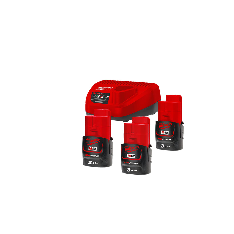 MILWAUKEE Akku-Starterset M12 NRG-303