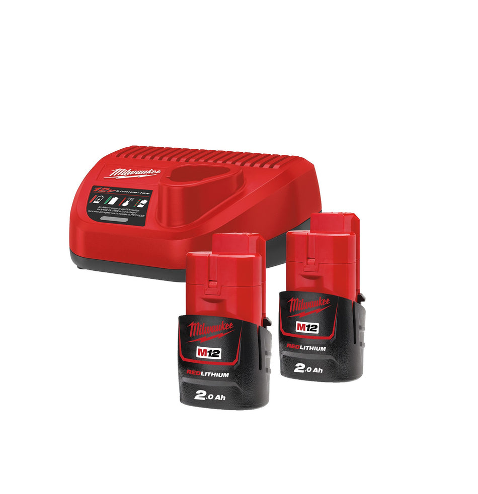 MILWAUKEE M12™ NRG-202 Pack Akku-Set