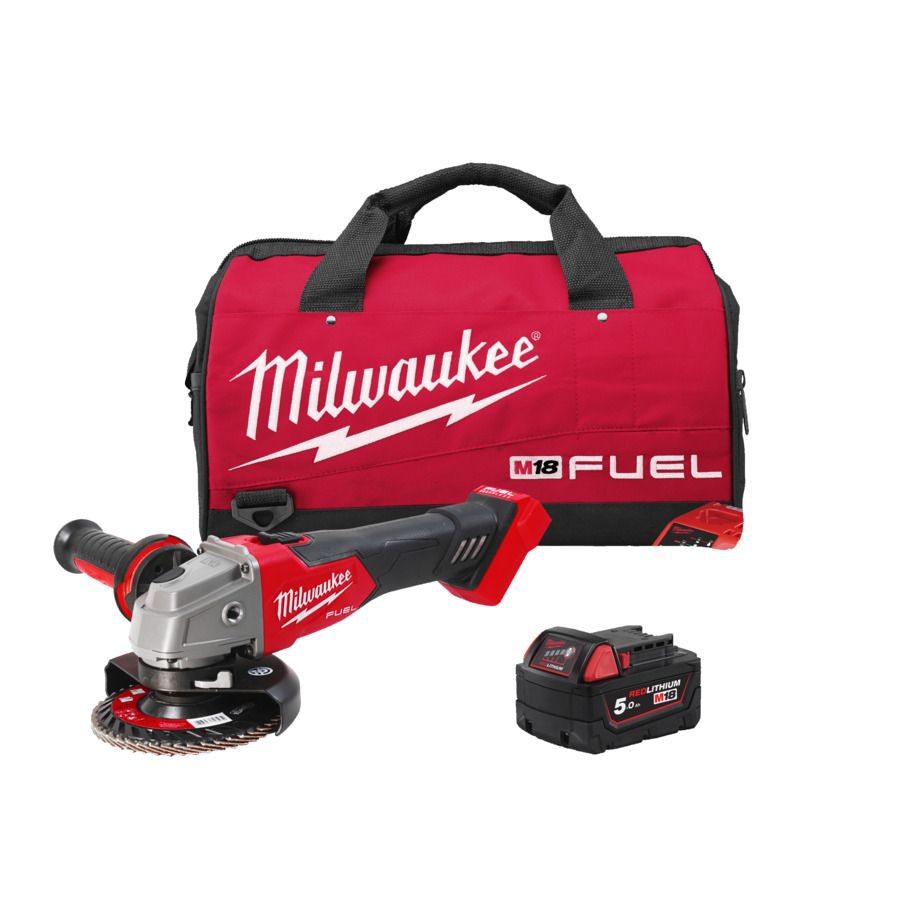 MILWAUKEE M18 FSAG125X-501BRF FUEL™ AKKU-WINKELSCHLEIFER