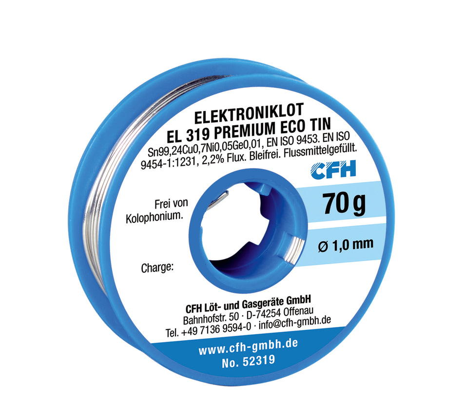 CFH Elektroniklot EL 319 (ECO TIN, bleifrei, 70 g)