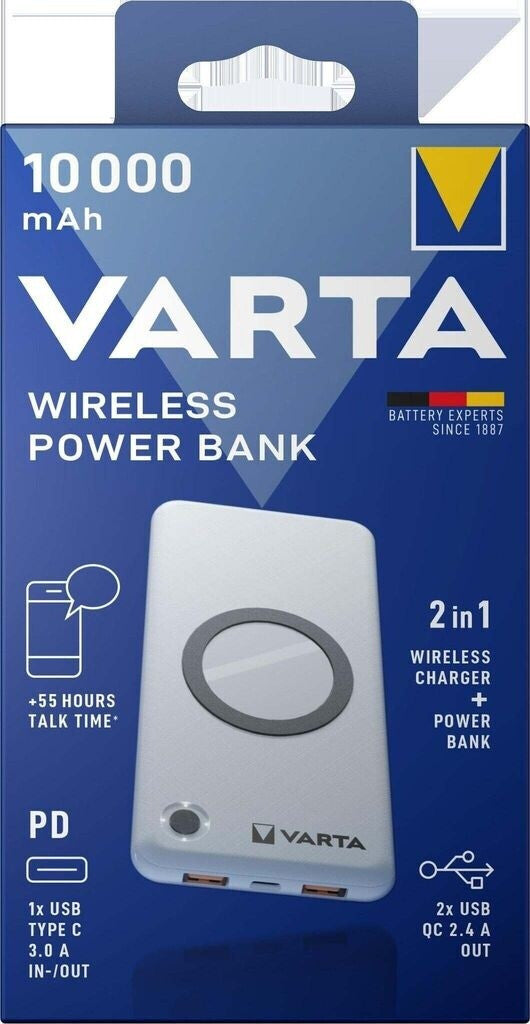 VARTA Wireless Powerbank 10000 mAh