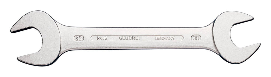 GEDORE Doppelmaulschlüssel 4x5 mm, DIN 3110, ISO 3318, Chrom-Vanadium-Stahl