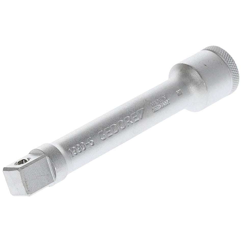 GEDORE Verlängerung 1/2" 125 mm, DIN 3123, Vanadium-Stahl 31CrV3, matt verchromt