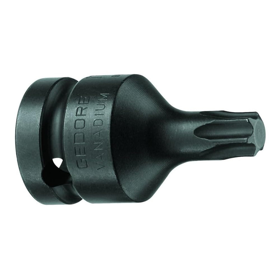 GEDORE Kraftschraubereinsatz 1/2" TORX T45, Sonderstahl manganphosphatiert, DIN 3121