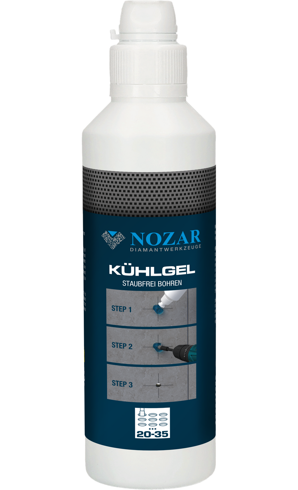 NOZAR Kühlgel für Trockenbohrkronen und Fliesenbohrer