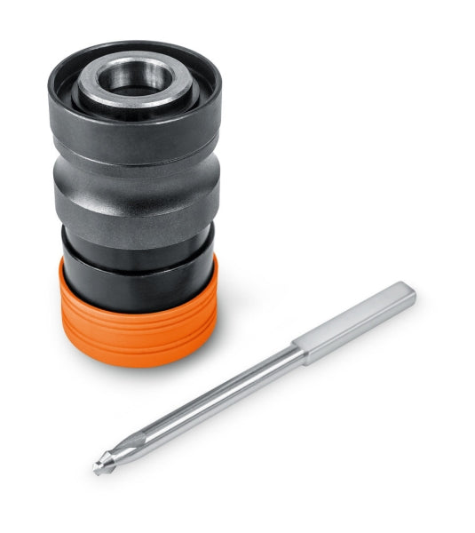 FEIN Lochsäge-Adapter, Zum Bohren großer Löcher in Metall, optimal bis 40 mm Ø. Passend für alle FEIN HM-Lochsägen und Kernbohrer mit QuickIN PLUS Aufnahme. Inkl. Zentrierbohrer (ohne Lochsäge). Kompatibel mit FEIN Akku-Schraubern mit QuickIN/QuickIN MAX.
