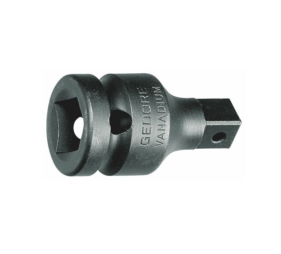 GEDORE Reduzierstück 1/2" auf 3/8", Vierkantantrieb DIN 3121, manganphosphatiert