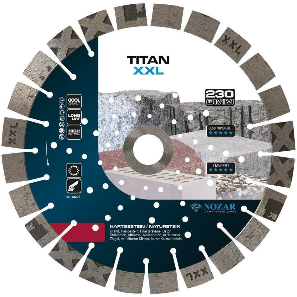 NOZAR Dia-TS / 350x20 mm / Titan XXL