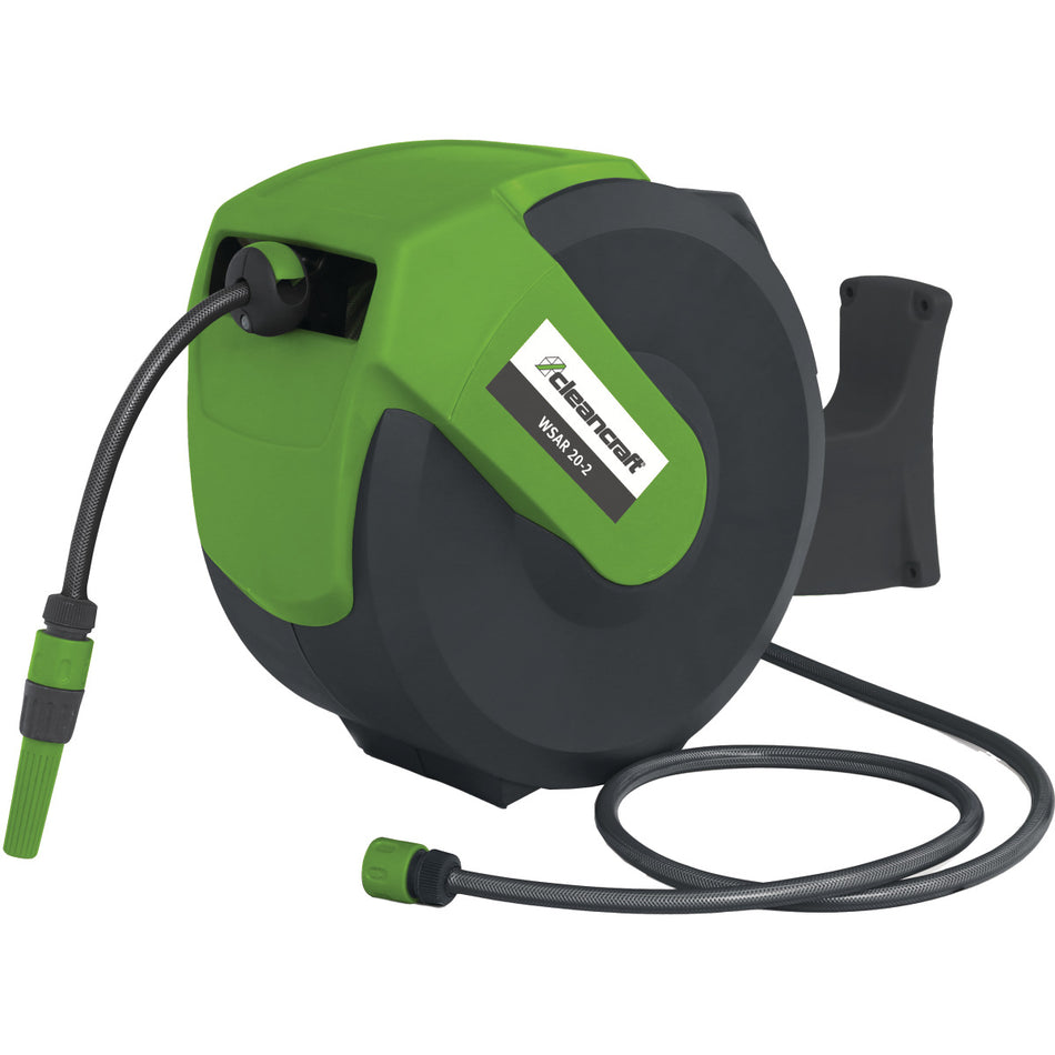 CLEANCRAFT WSAR 20-2 Wasserschlauchaufroller mit 20 Meter Schlauch