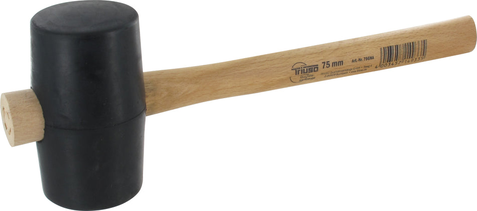 TRIUSO Gummihammer 75mm, Größe 3