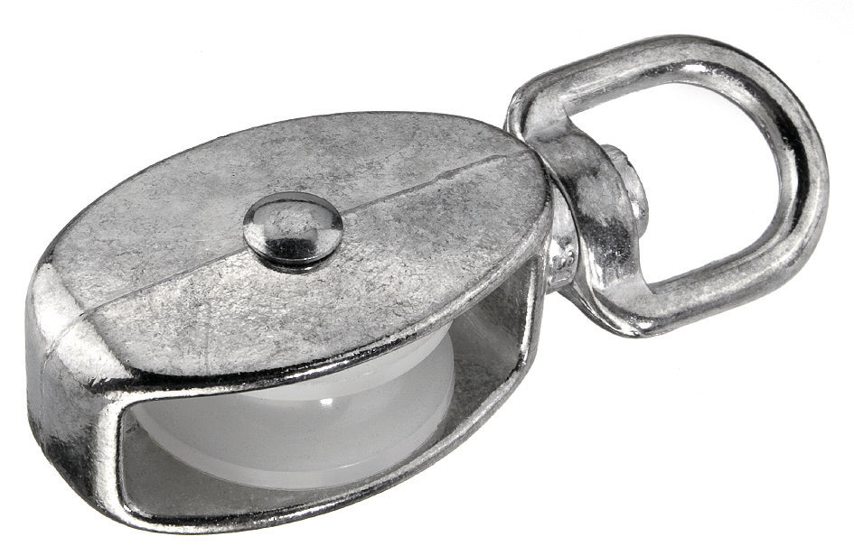 PEWAG Seilrolle mit Wirbel 8mm Seil galvanisch verzinkt