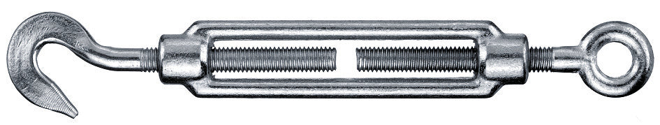PEWAG Spannschloss Haken/Öse M6X60mm galvanisch verzinkt