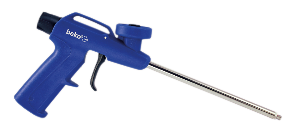 BEKO NBS-Pistole BLUE, Einhandbedienung, dosiertes Schäumen, robuste Metallausführung